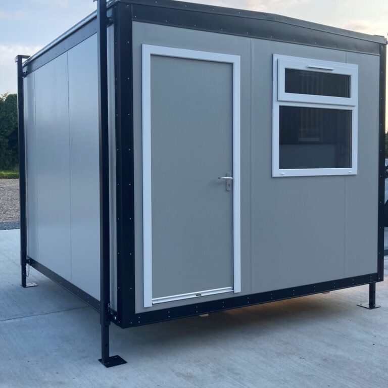 10ft x 10ft Open Plan Jackleg Cabin