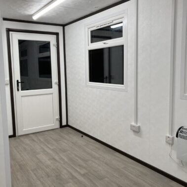 16ft x 12ft Purpose Built Cabin for Dog Grooming Parlour with separate washroom facilites