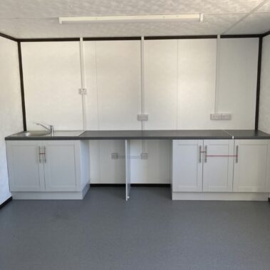 40ft x 12ft Canteen Facilities with Emergency Exit & Lighting