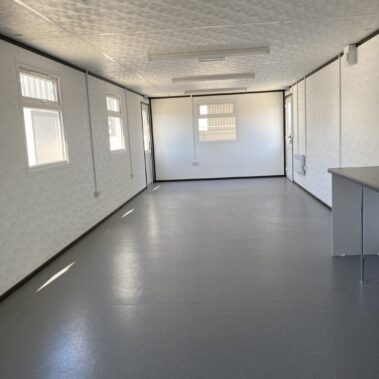 40ft x 12ft Canteen Facilities with Emergency Exit & Lighting