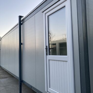 40ft x 12ft Canteen Facilities with Emergency Exit & Lighting
