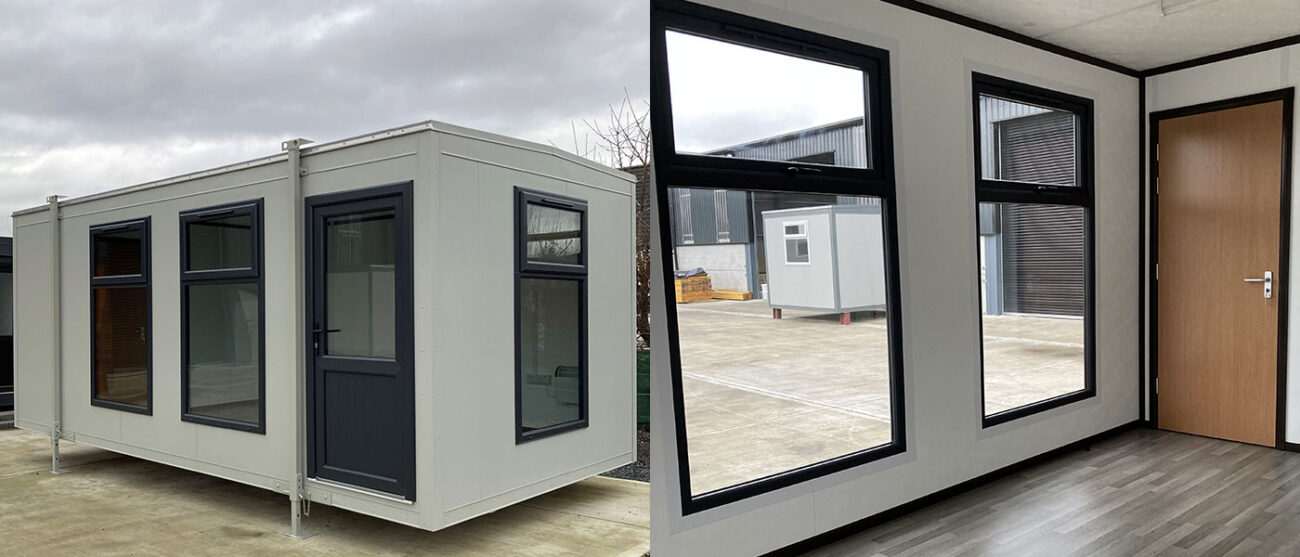 20ft x 10ft Jackleg Cabin with Separate Kitchenette
